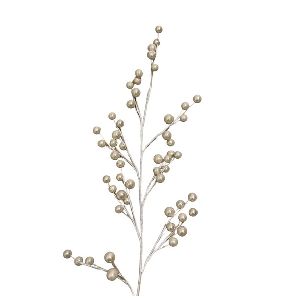 Pearl White Berry Stems or Picks - Picture 7 of 7